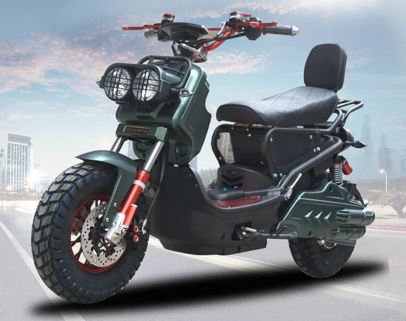 Luyuan The Latest New Energy Battery Big Power 1000W 2000W Electric Scooter High Speed Off Road Racing Motorcycle E-bike For Adu