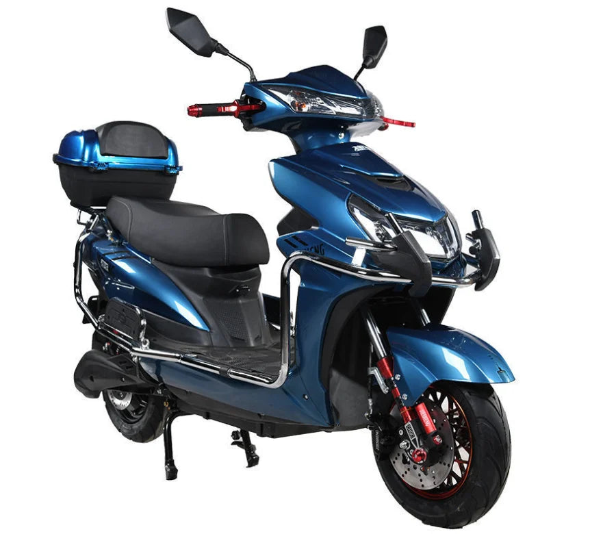 1500W 72V Electric Moped Motorcycle 120KM Range Sport E-Bike For Adults 2 Wheel Electric Scooter With Disc Brakes