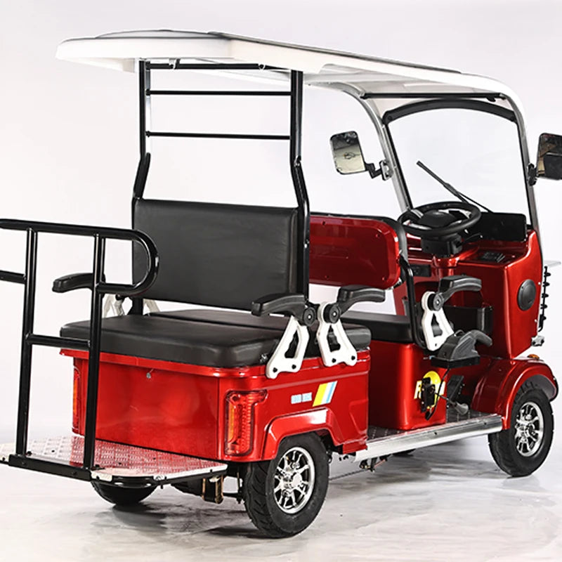 1500W 60V 20ah Electric Tricycle Three-Person Three-Seats Three-Wheel Electric Bike/Scooter/Ebike High Voltage Electric Bicycle