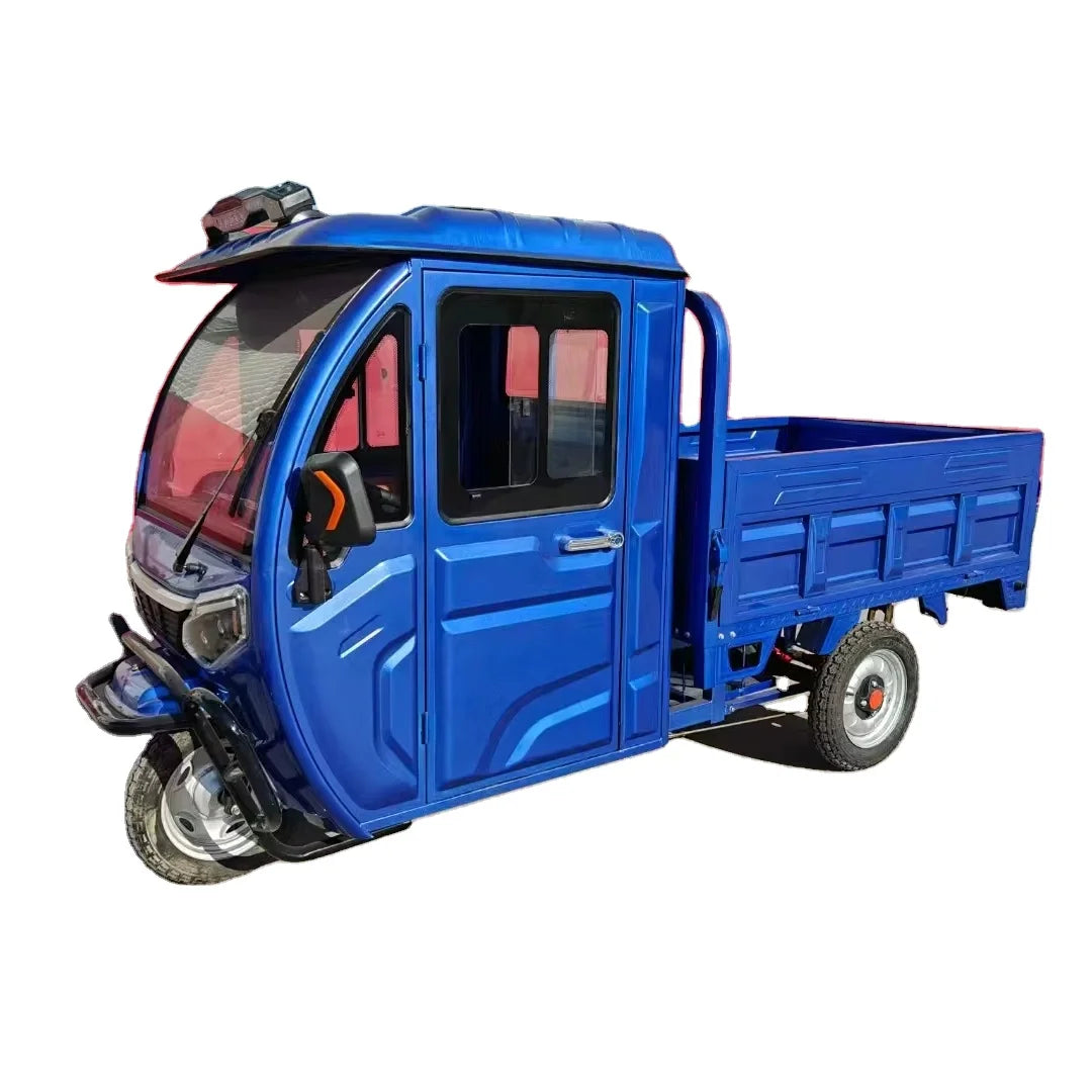 Tricycle Cargo for Disabled 3 Wheel Passenger Scooter Tuk Adult Moto Bike Kids 1-6 Years Children Adults Electric Tricycles