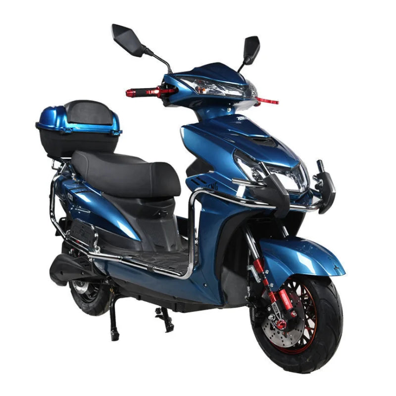 1500W 72V Electric Moped Motorcycle 120KM Range Sport E-Bike For Adults 2 Wheel Electric Scooter With Disc Brakes