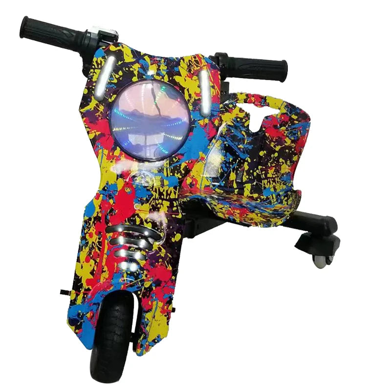 Mid-sized Factory Supplier Wholesale Cool Mini 3 Wheel Electric Drift Scooter with Light Emitting Diode