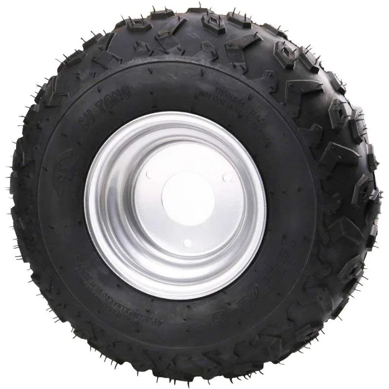 4PCS 145/70-6 Tires With 6 inch Wheels Rims for ATV Go Kart