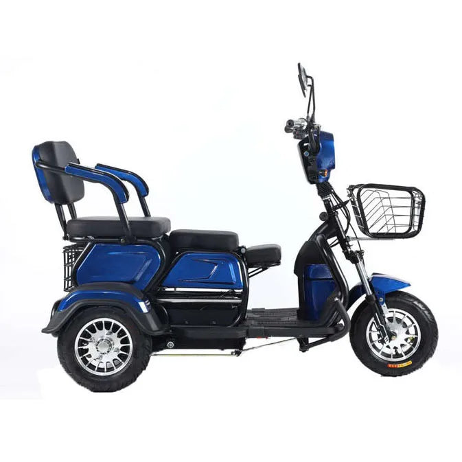 High Quality 3 Legs Electric Bike with Rearview Mirror 3 Wheel Elderly Scooter Electric Tricycle