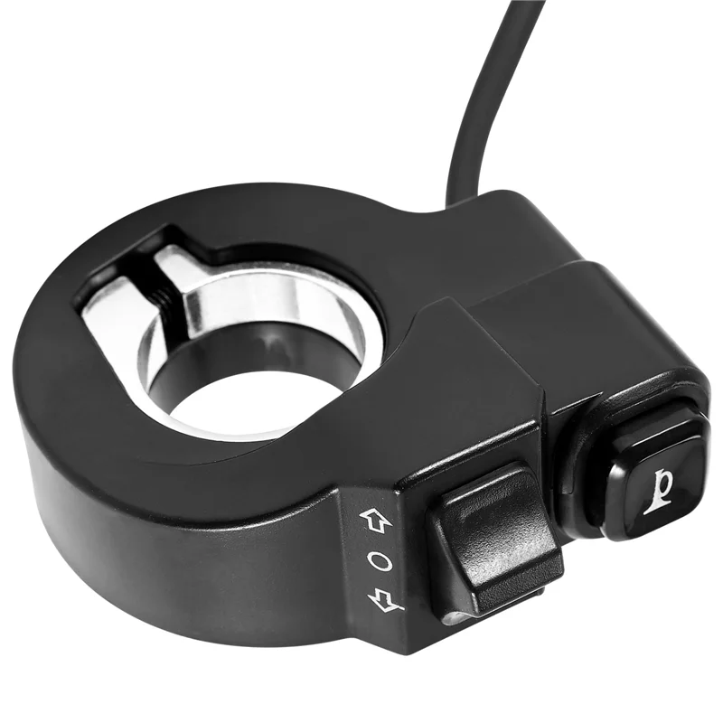 BAAY E-Bike 2 In 1 Horn Turn Signal Switch Button Electric Bicycle Parts Accessories Motorcycle E-Bike Electric Scooter