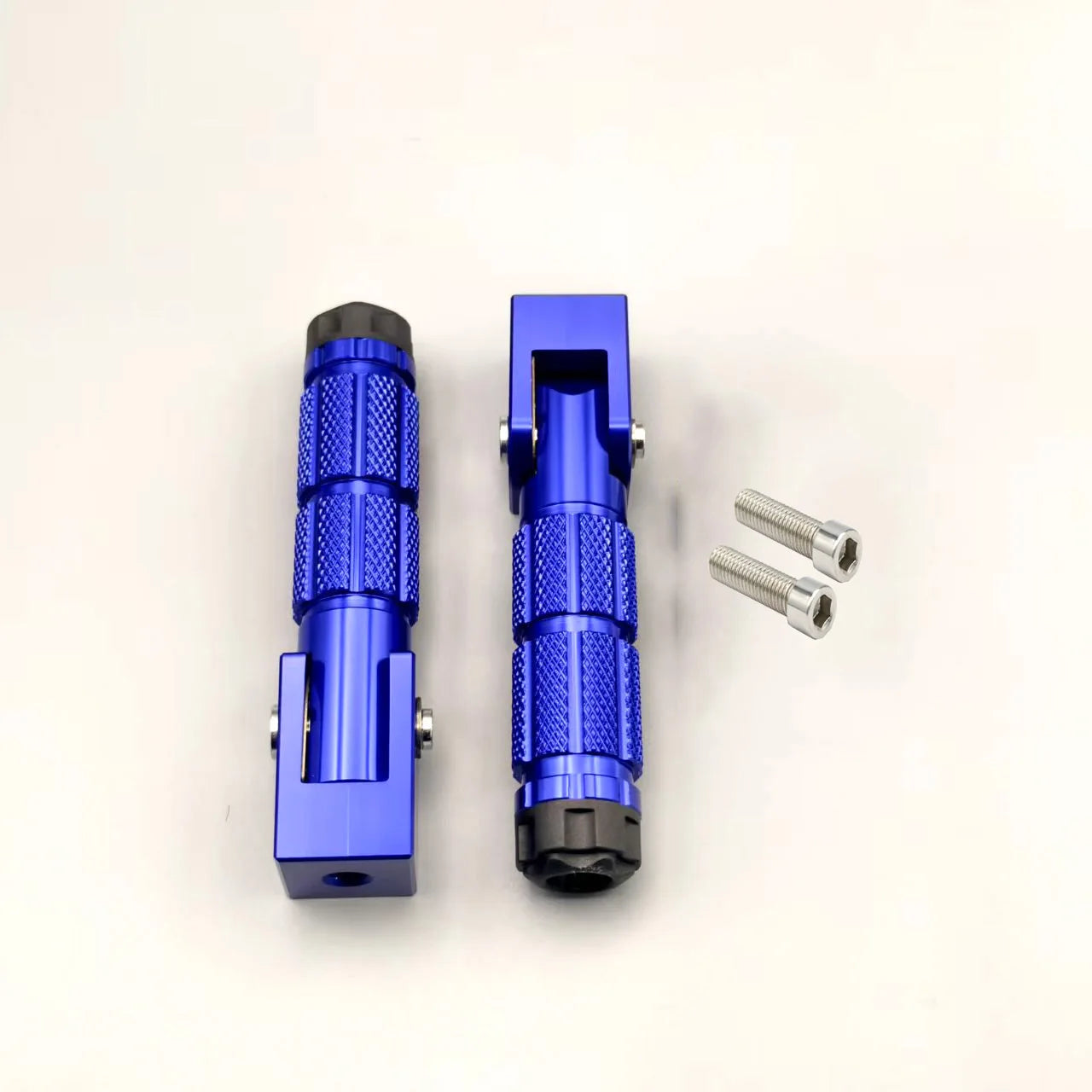 8mm Universal Pedals Folded Footrest Footpeg Compatible For Motorcycles Bicycles Electric Vehicles Mopeds Karts Scooters