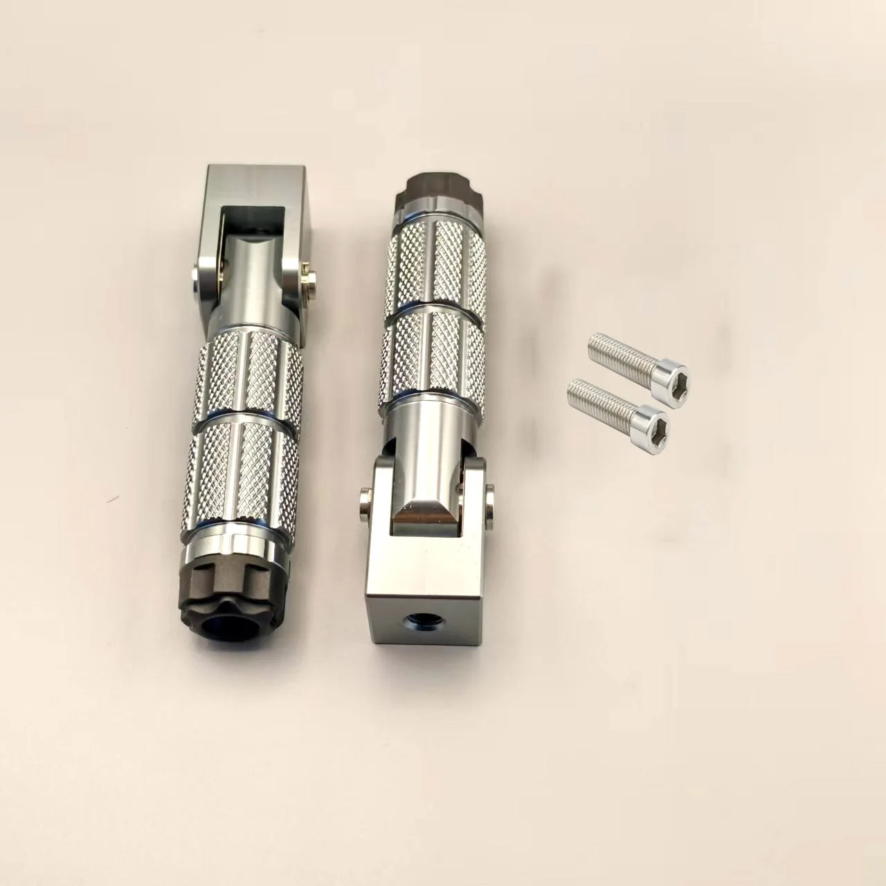 8mm Universal Pedals Folded Footrest Footpeg Compatible For Motorcycles Bicycles Electric Vehicles Mopeds Karts Scooters