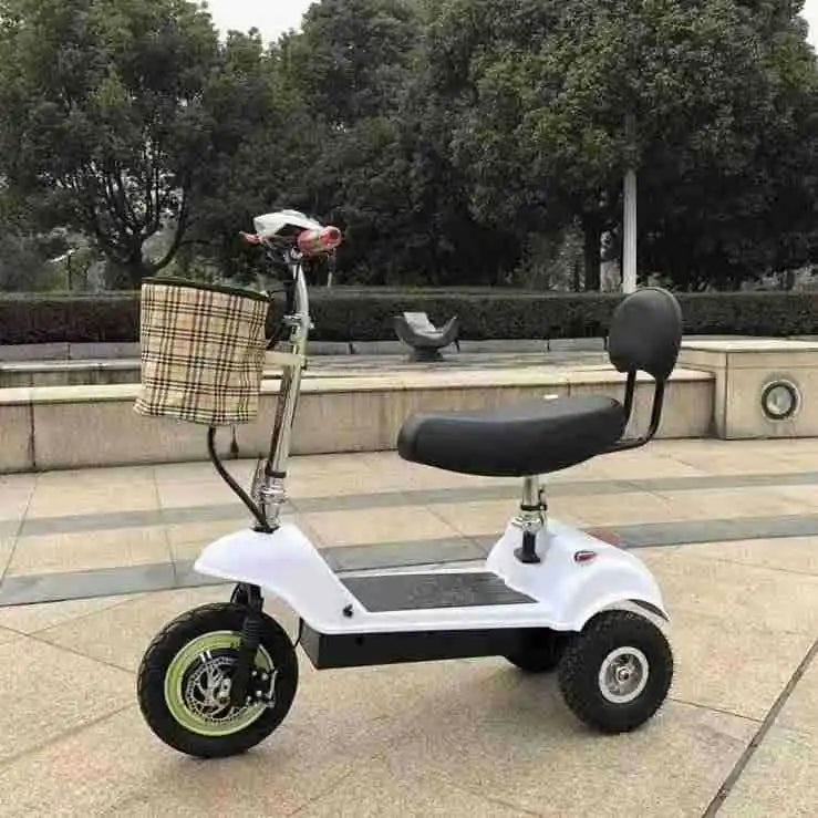 NEW Fold Elderly Electric Tricycle Adult Commuting Leisure Mobility Scooter Household Electric Scooter Mini Small Electric Bike
