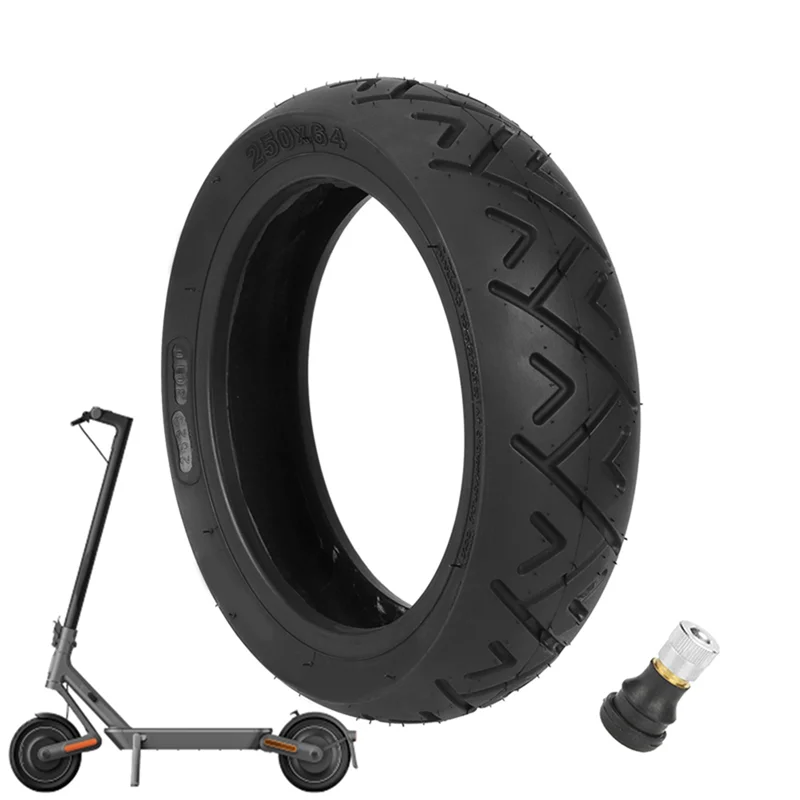 Compact 250X64 Road Pattern Tubeless Tire Accessories Parts For Xiaomi 4 Ultra/4 Lite Electric Scooter Anti-Slip Tire