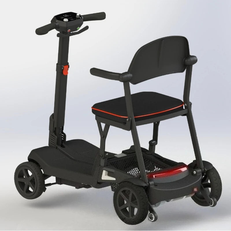 Adult Automatic Folding 4-Wheel Mobility Scooter Disabled Can Be on The Plane Electric Bicycle Comfortable Seat Senior Scooter