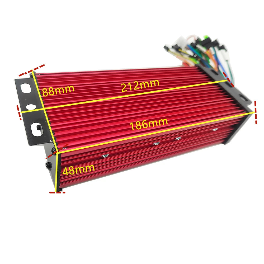 Electric Bicycle Scooter 36V 48V 60V 1000W 1500W 2000W Brushless Controller BLDC Motor Controller LCD Display Kit