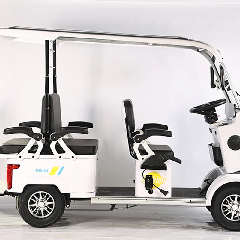 1500W 60V 20ah Electric Tricycle Three-Person Three-Seats Three-Wheel Electric Bike/Scooter/Ebike High Voltage Electric Bicycle