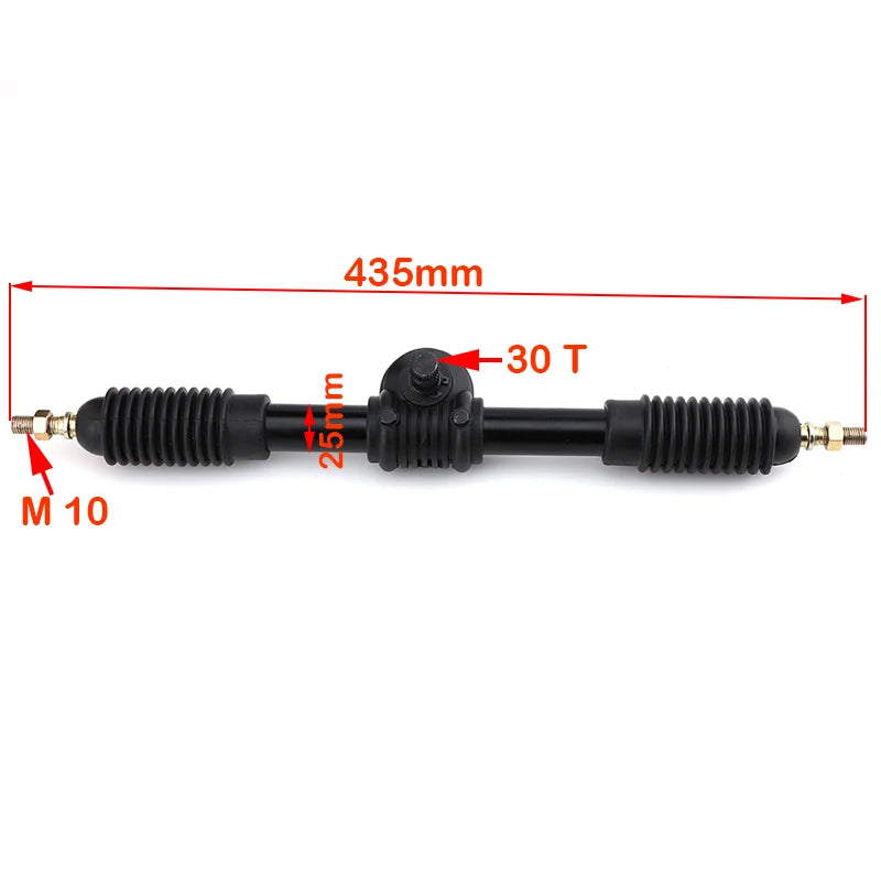 30T Steering Column U joints Shaft 300mm 320mm 420mm Power Steering Gear Rack Pinion Fit For DIY Go Kart ATV UTV Buggy Quad Bike