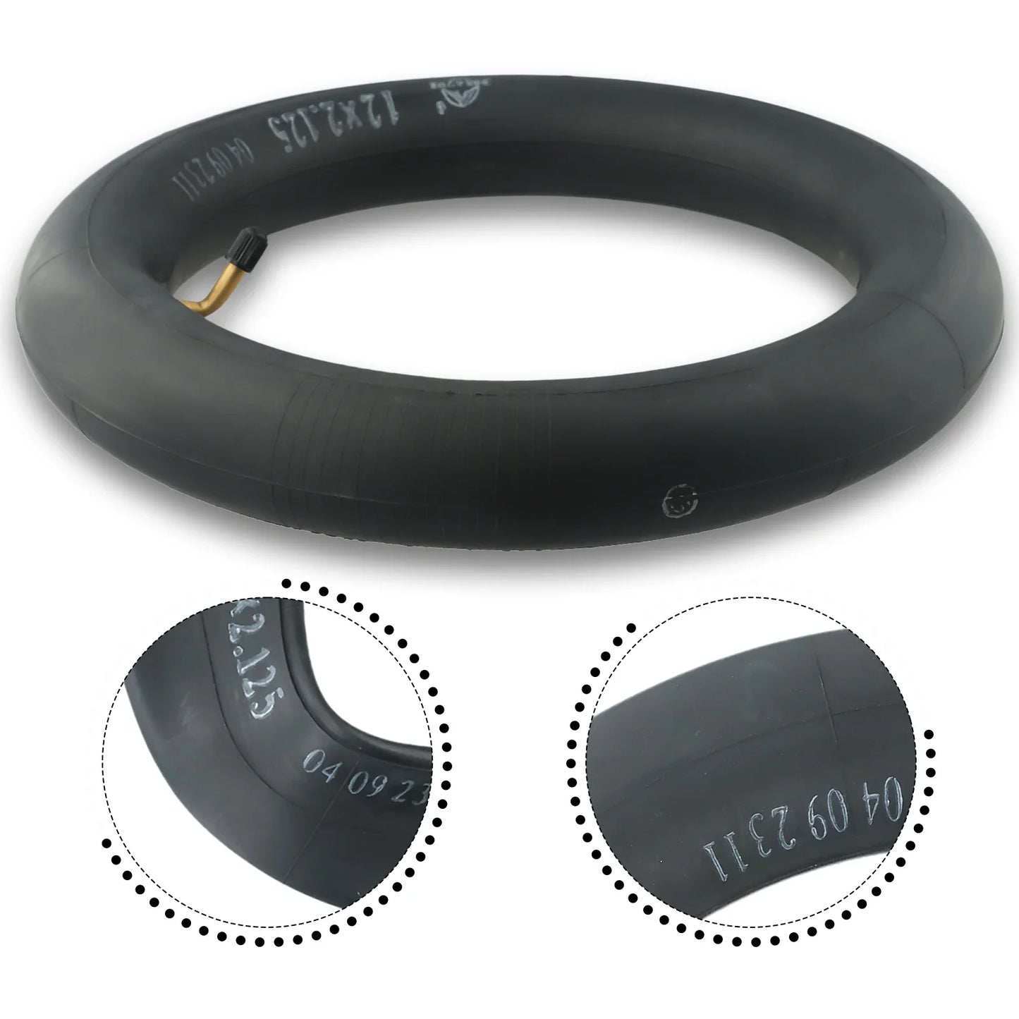 12 Inch Inner Tube 12 1/2x2 1/4(62-203) Inner Tube For 12 Inch Electric Bike Tire Kid Bike Electric Scooters 12.5x2.125 Tube