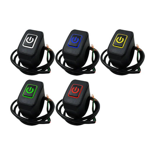 LINGQI Universal Waterproof IP65 Headlight Switch Fit For Motorcycle Dirt Pit Bike Off Road ATV Go Kart