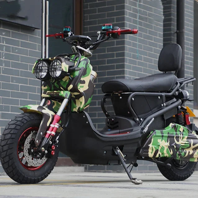 Luyuan The Latest New Energy Battery Big Power 1000W 2000W Electric Scooter High Speed Off Road Racing Motorcycle E-bike For Adu