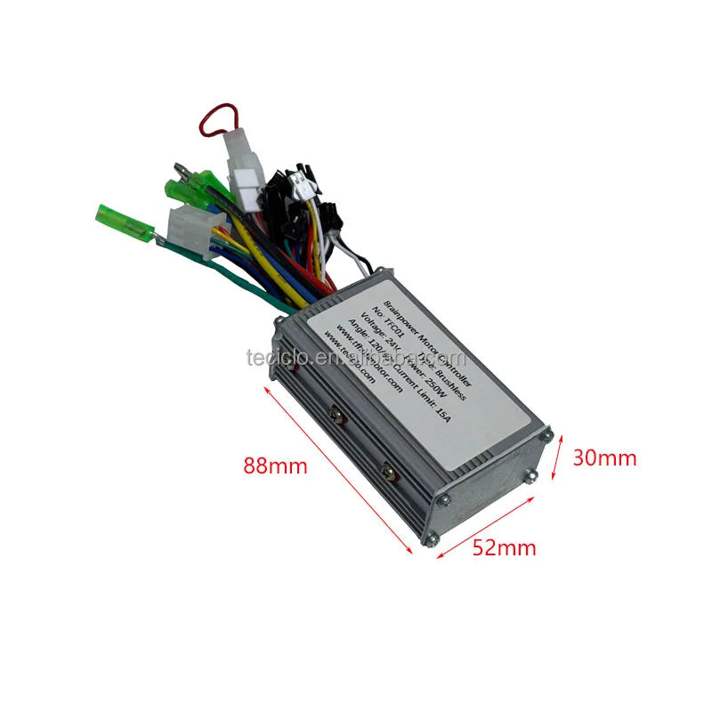 Electric Kick Scooter Conversion Motor Kit 24V 36V 250W 5Inch Rear Hub Motor Controller Throttle Set Bldc Gearless Hub Motor Kit