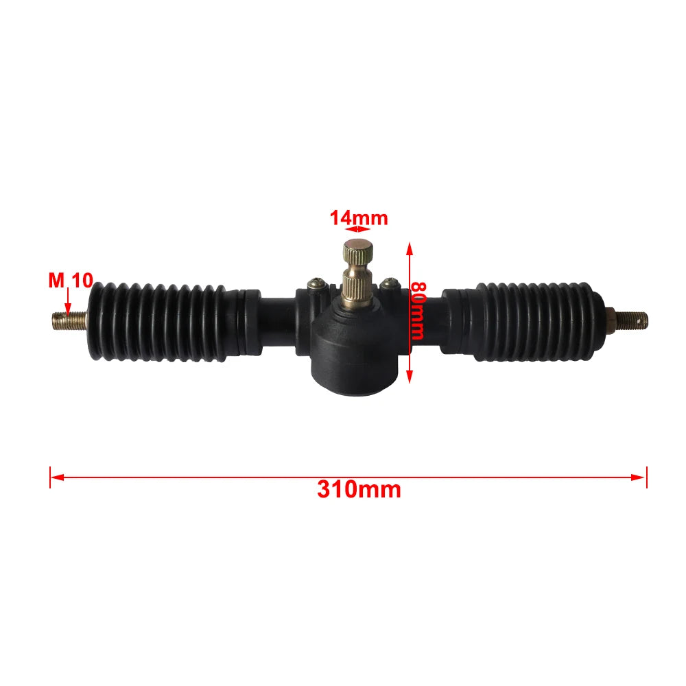 30T Steering Column U joints Shaft 300mm 320mm 420mm Power Steering Gear Rack Pinion Fit For DIY Go Kart ATV UTV Buggy Quad Bike