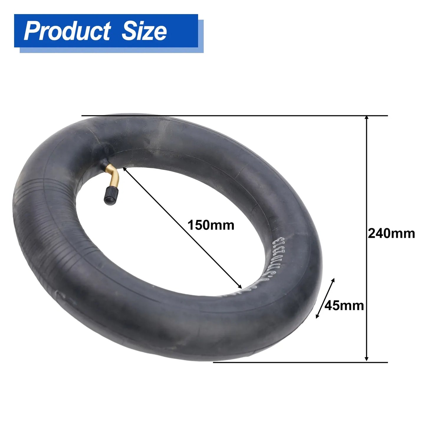 10inch 70/65-6.5 10x2.70-6.5 Thicken Inner Tube For Electric Scooter Balance Car Scooter Electric Bike Parts Accessories Cycling