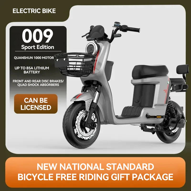 Iraq Bangladesh 2023 Hot Selling Scooter 48V 60V Cheapest Electric Assisted E Bikes Wholesale Electric Bicycle with Sidecar