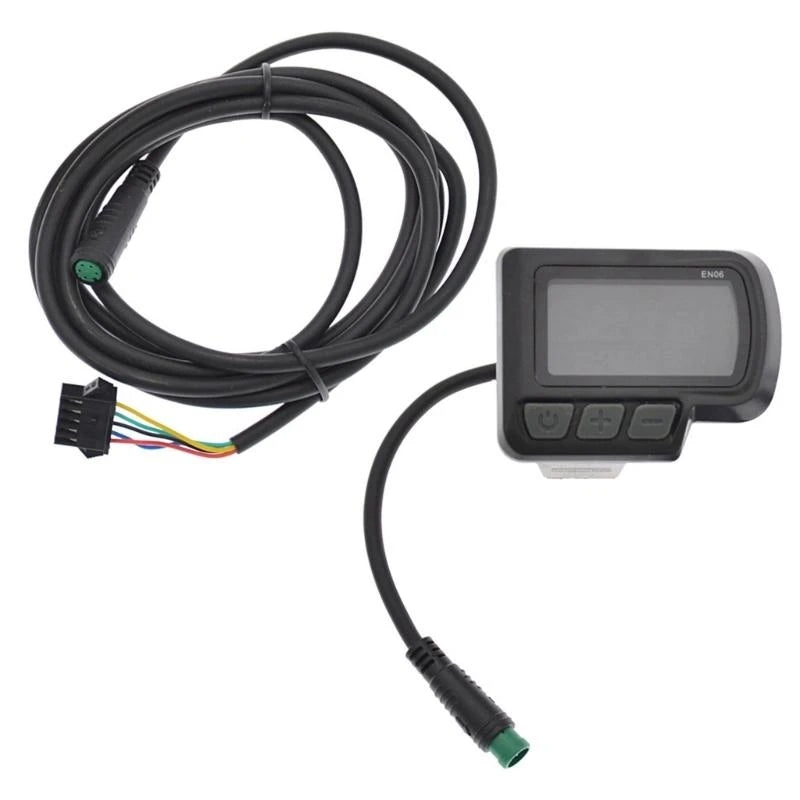 J0MB EN06 Electric LCD Display Meter Compatibility with 24V 36V 48V 5Pin Wiring for Mountain Bikes and Scooters