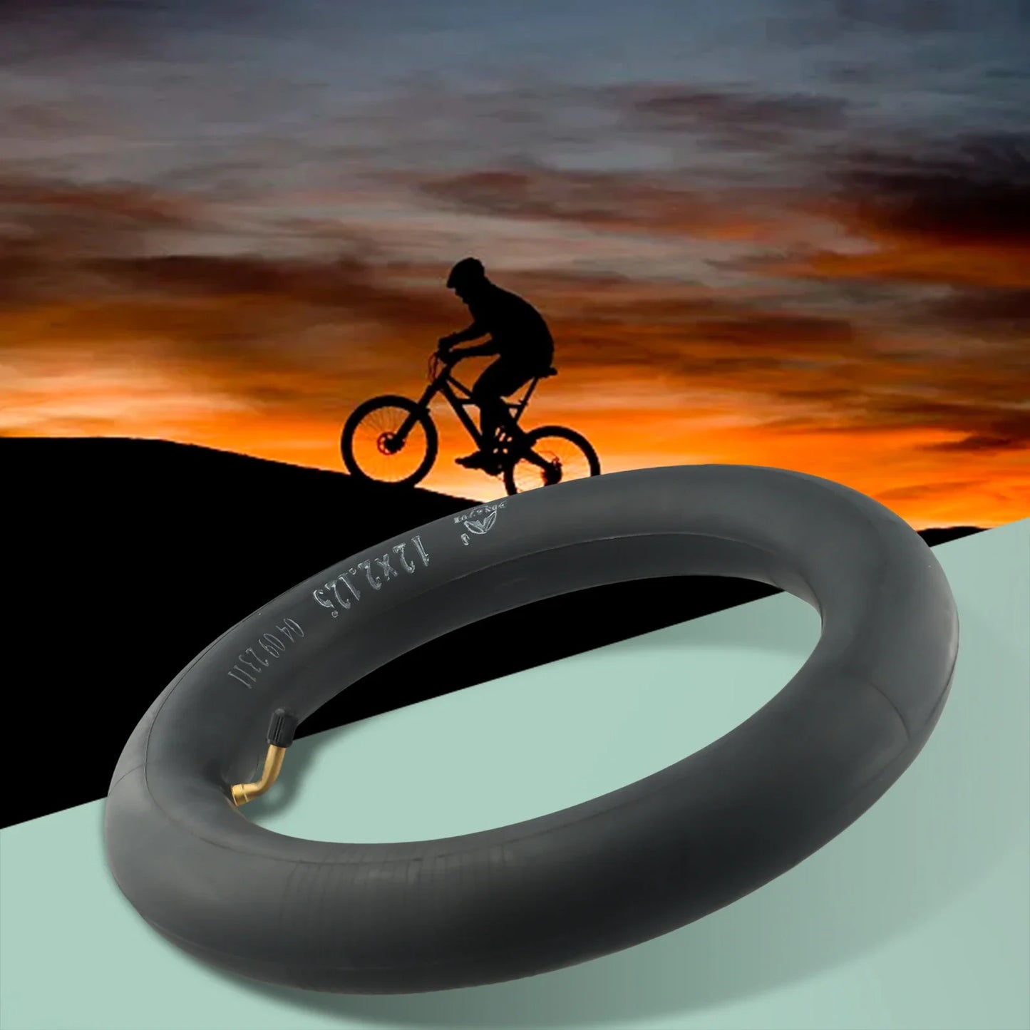 12 Inch Inner Tube 12 1/2x2 1/4(62-203) Inner Tube For 12 Inch Electric Bike Tire Kid Bike Electric Scooters 12.5x2.125 Tube