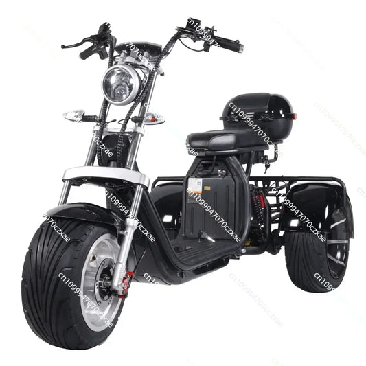 Electric Motorcycle Adult 3000W60V30AH 12Inch Off-Road Max Load 300KG Electric Tricycle Mountain Mileage 75KM Electric Scooter