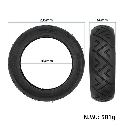 Compact 250X64 Road Pattern Tubeless Tire Accessories Parts For Xiaomi 4 Ultra/4 Lite Electric Scooter Anti-Slip Tire