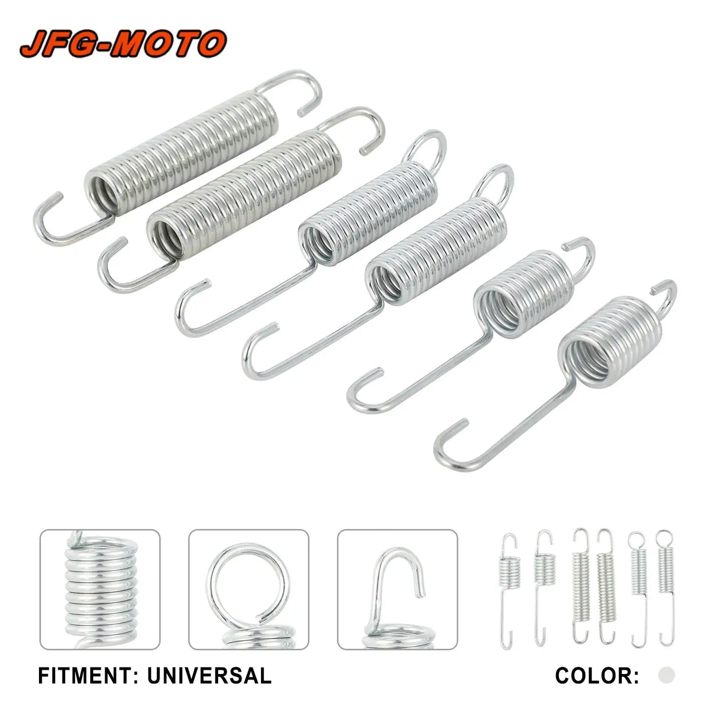 Motorcycle Accessories Universal Foot Peg Pedal Spring Springs Set For KTM YAMAHA SUZUKI HONDA Electric Dirt Bike Off-road Parts