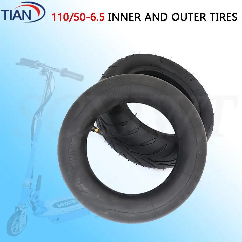 90/65-6.5 Inner Tube 110/50-6.5 Inner Tire Camera Butyl Rubber Parts for 49cc Mini Rocket Bike Pocket Bike Electric Scooter