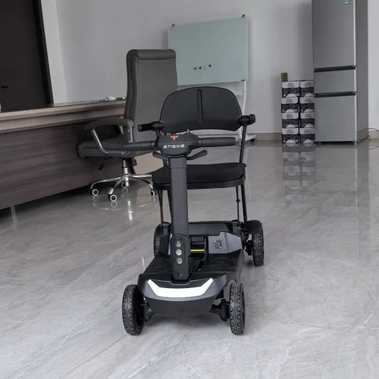 Adult Automatic Folding 4-Wheel Mobility Scooter Disabled Can Be on The Plane Electric Bicycle Comfortable Seat Senior Scooter