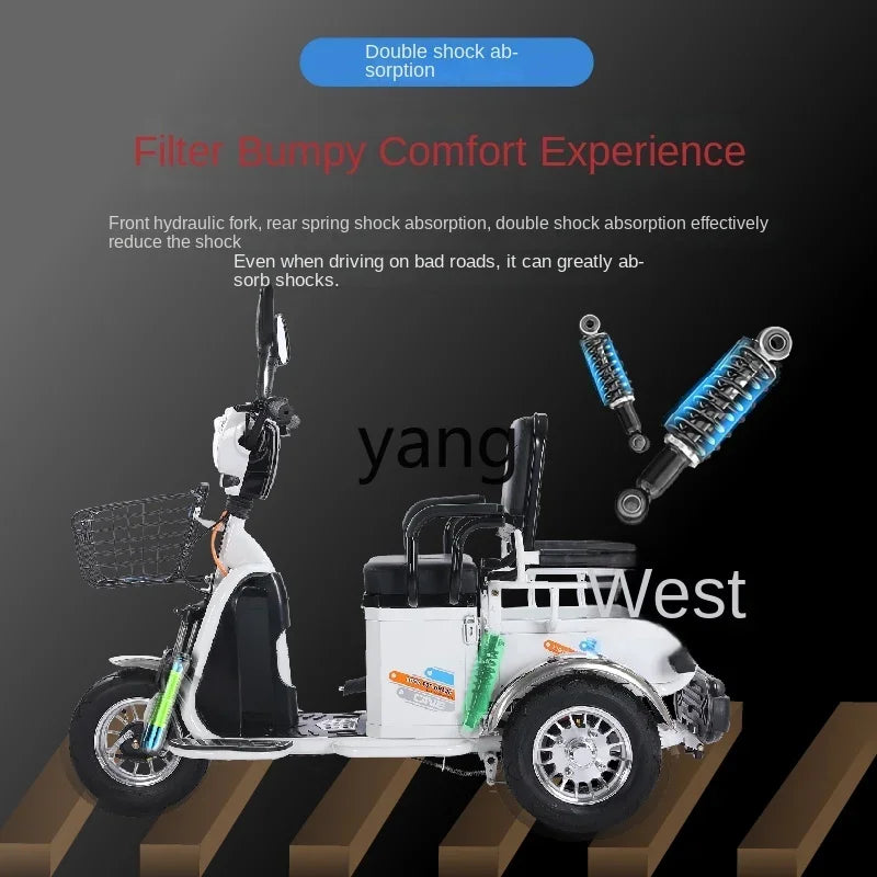 L'm'm electric tricycle new small pickup scooter battery car