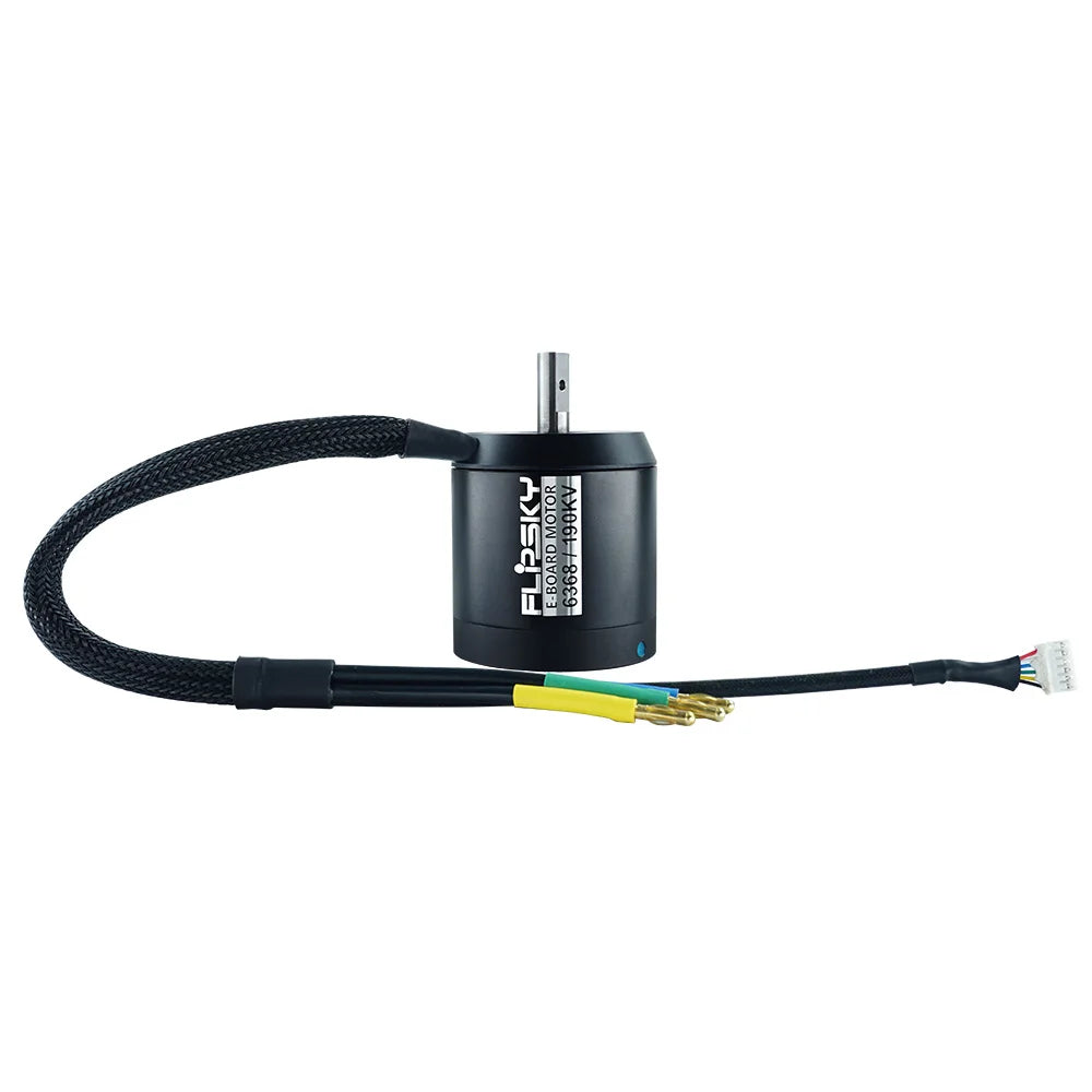 6368 Flipsky 140KV 190KV Brushless Motor 2700W BLDC High Torque Sensored Outrunner With 10mm D Shaft For Electric Scooter