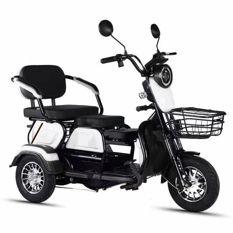 High Quality 3 Legs Electric Bike with Rearview Mirror 3 Wheel Elderly Scooter Electric Tricycle