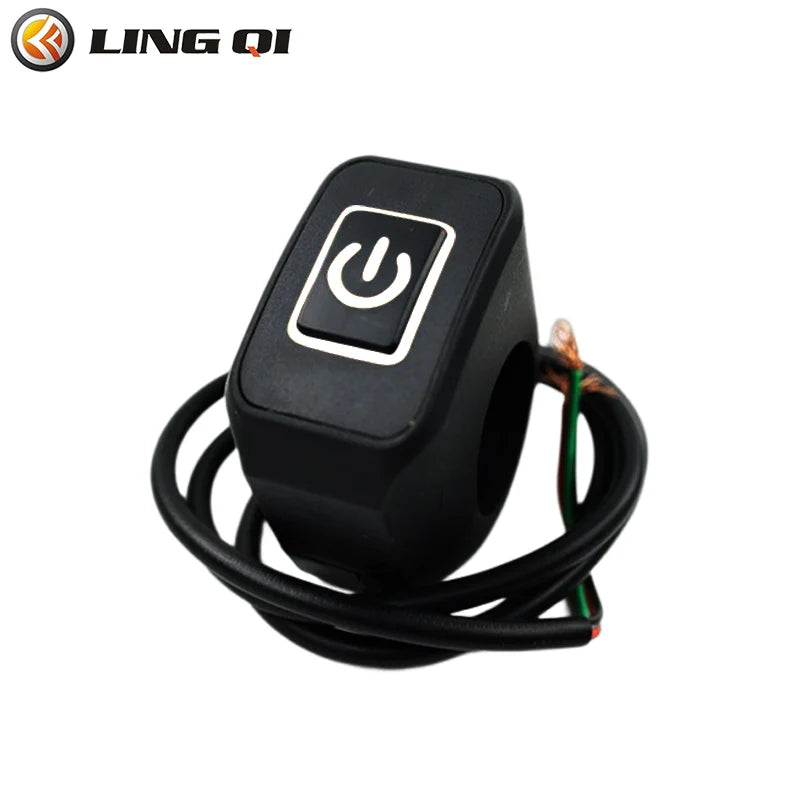 LINGQI Universal Waterproof IP65 Headlight Switch Fit For Motorcycle Dirt Pit Bike Off Road ATV Go Kart