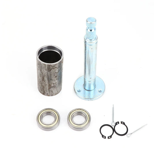 320mm/420mm Front Steering Gear Rack Pinion 30T Adjustable Shaft Tie Rod Kit For 110cc 125cc Quad Go Kart Golf UTV Buggy ATV