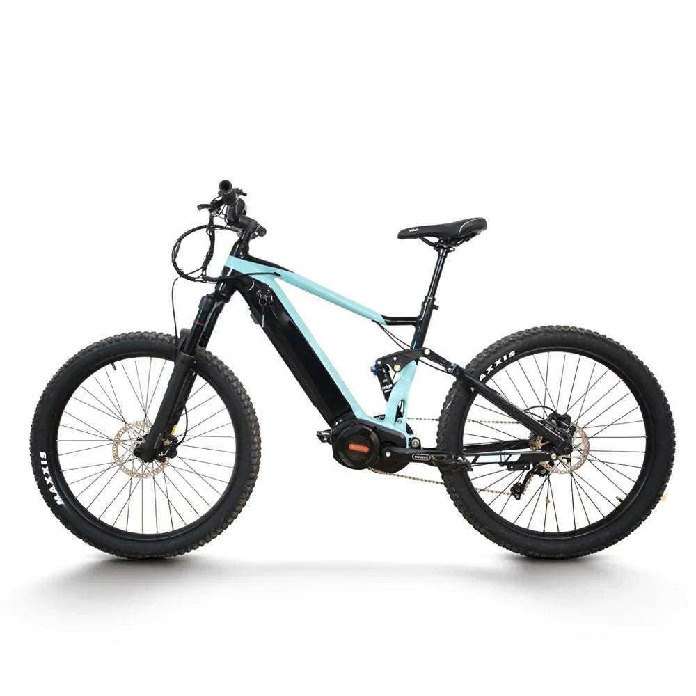 OEM ODM EU US 1000w Bafang Mid Motor Dirte Bike Full Suspension 2 Wheel Electric Moutain Bike E Mtb for Adults