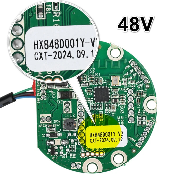 48V 15A Dashboard For HX X8 Electric Scooter LED Display Screen PCB Board Speed Battery Show Replacement Parts