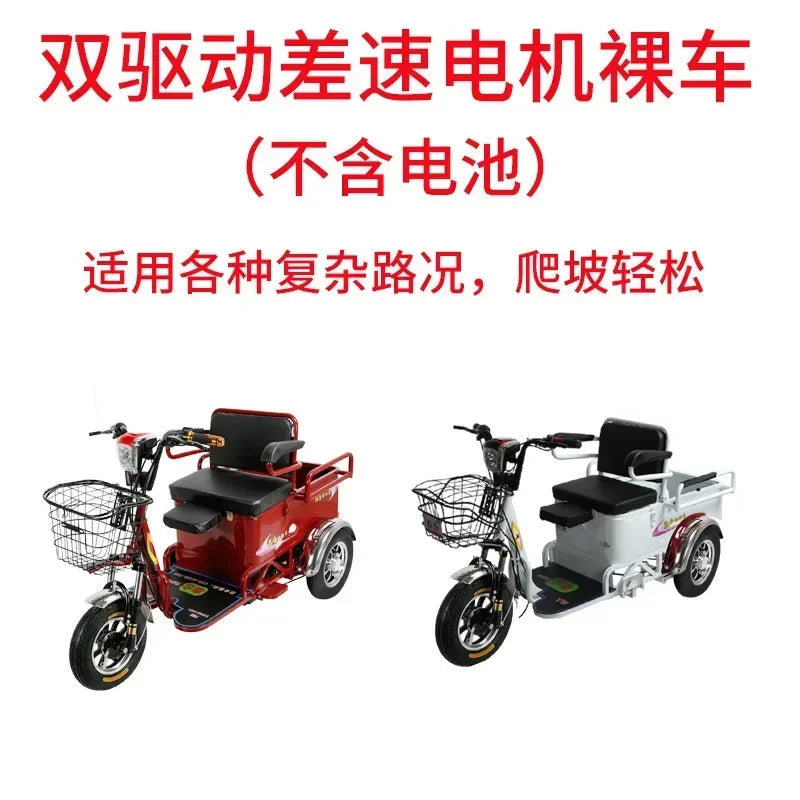 Electric tricycle household small pick-up child elderly scooter