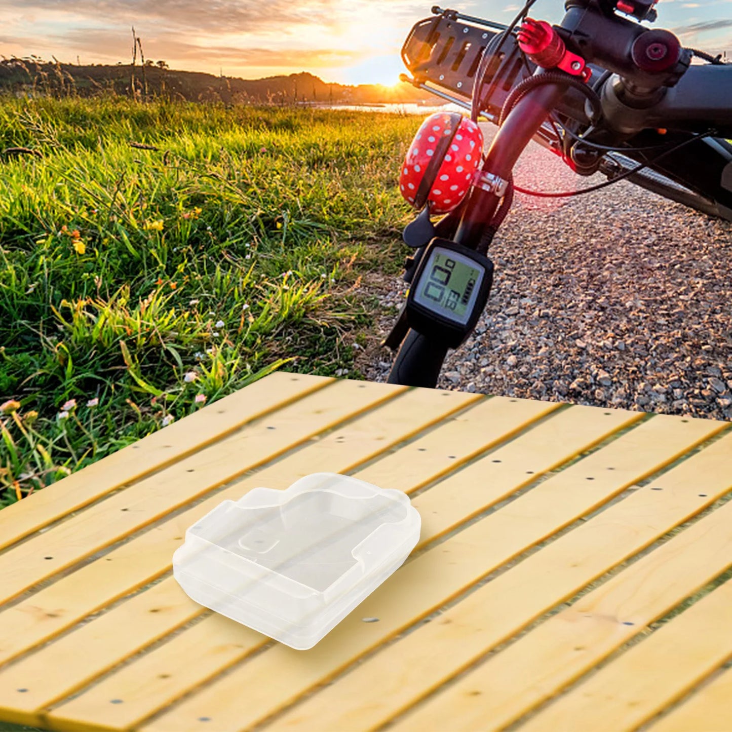 Transparent Silicone Cover For EN06 LCD Instrument Protects Against Environmental Damage Electric Bike Scooter Waterproof Cover