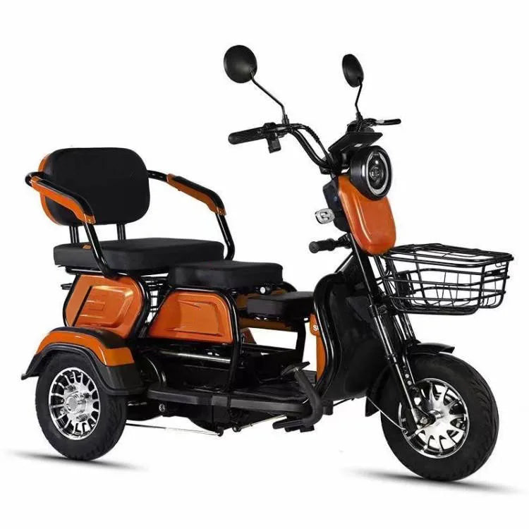 High Quality 3 Legs Electric Bike with Rearview Mirror 3 Wheel Elderly Scooter Electric Tricycle