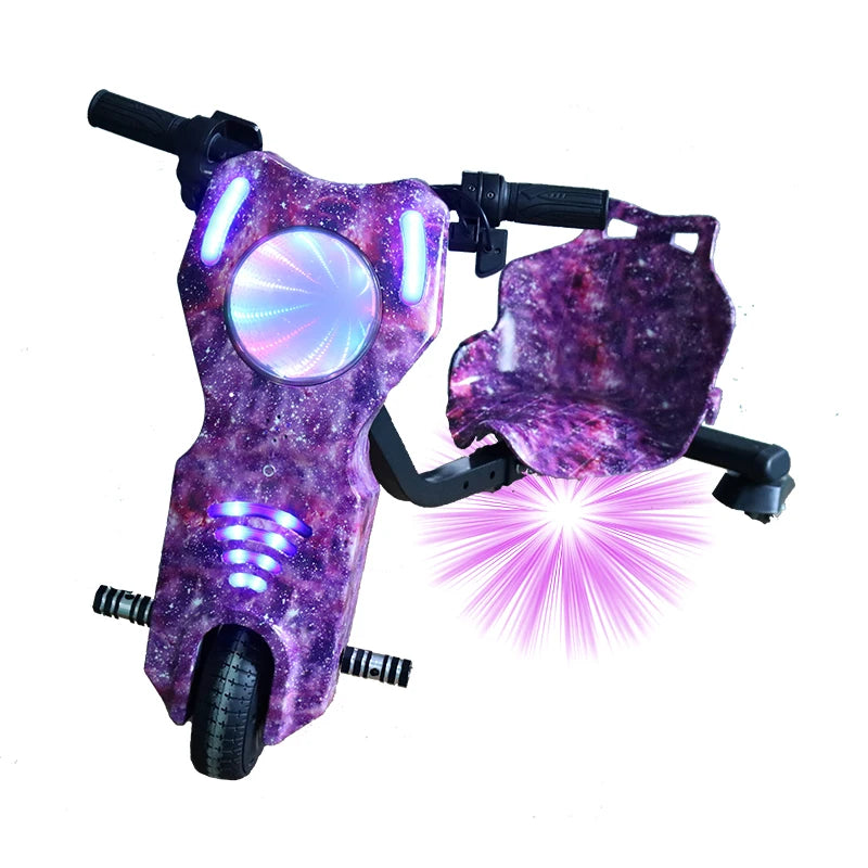 Mid-sized Factory Supplier Wholesale Cool Mini 3 Wheel Electric Drift Scooter with Light Emitting Diode
