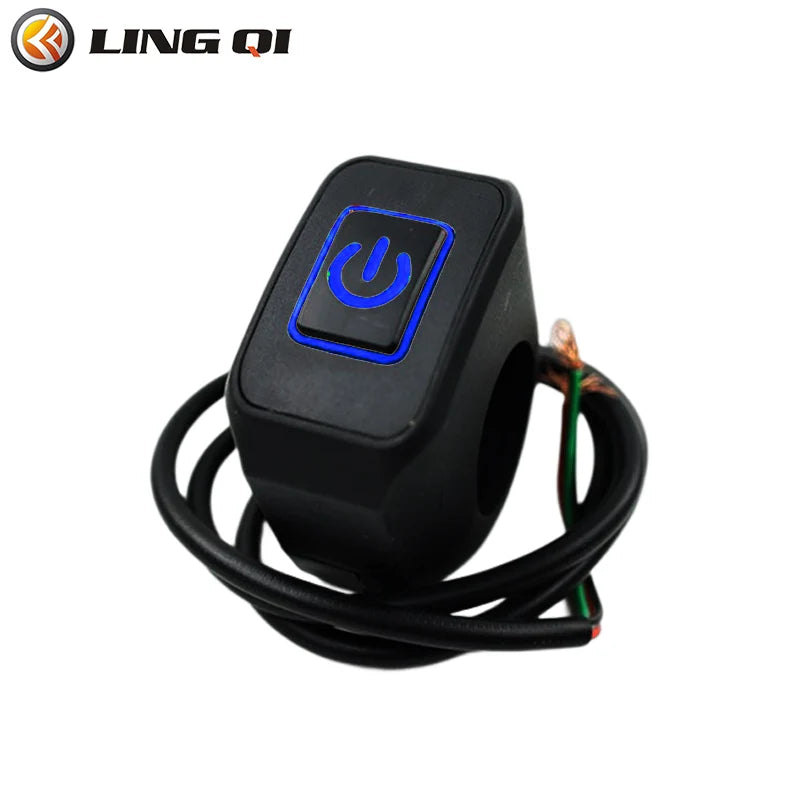 LINGQI Universal Waterproof IP65 Headlight Switch Fit For Motorcycle Dirt Pit Bike Off Road ATV Go Kart