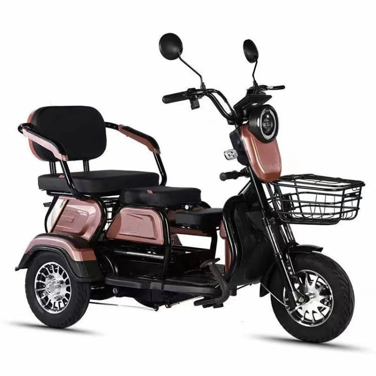 High Quality 3 Legs Electric Bike with Rearview Mirror 3 Wheel Elderly Scooter Electric Tricycle