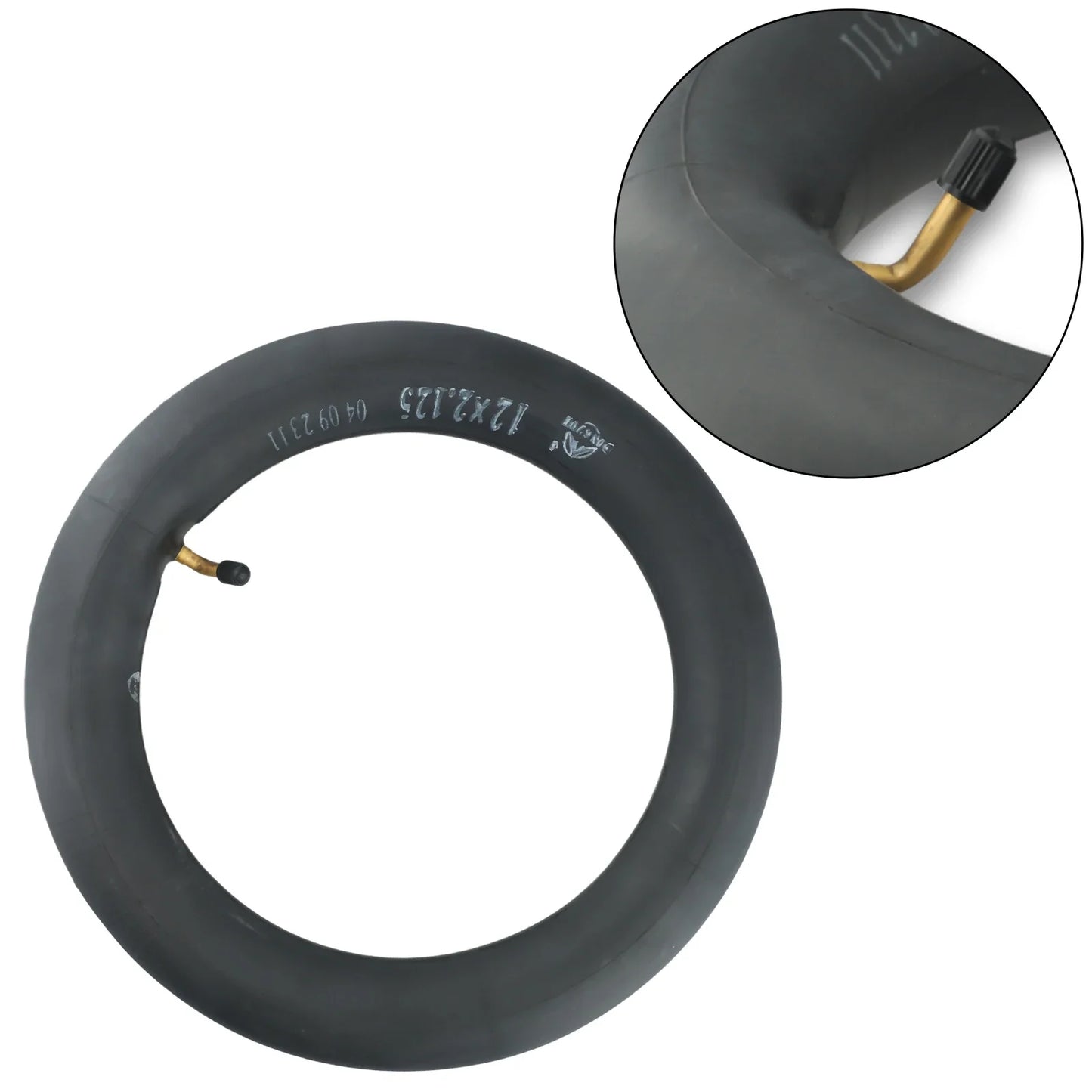 12 Inch Inner Tube 12 1/2x2 1/4(62-203) Inner Tube For 12 Inch Electric Bike Tire Kid Bike Electric Scooters 12.5x2.125 Tube