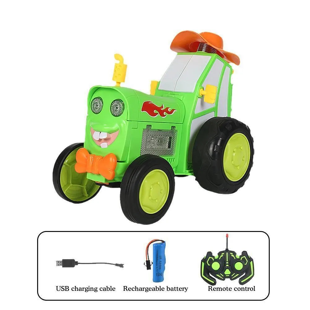 Remote Control Stunt Car Funny Rv Crazy Dancing Rocking Cool Jumping Car Kid Toys Train Electric Children Toy Car