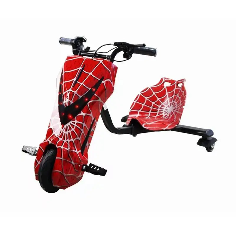 Children's Electric Drift Kart Tricycle 36v 3 Wheel Drift Scooter Battery Electric Kart Children's Drift