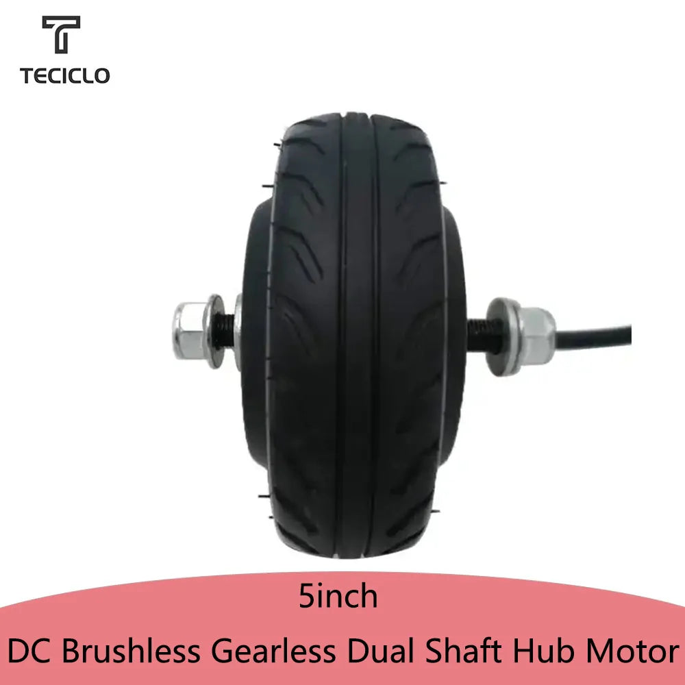 Electric Kick Scooter Conversion Motor Kit 24V 36V 250W 5Inch Rear Hub Motor Controller Throttle Set Bldc Gearless Hub Motor Kit