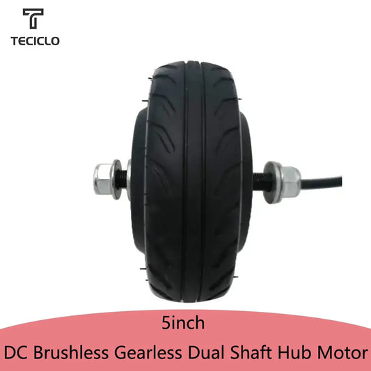 Electric Kick Scooter Conversion Motor Kit 24V 36V 250W 5Inch Rear Hub Motor Controller Throttle Set Bldc Gearless Hub Motor Kit