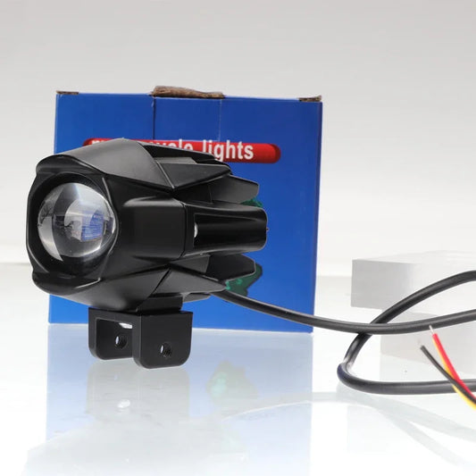 Motorcycle Headlamp 12V Car Headlight Fog Light Spotlight Driving Lights for Electric Offroad Additional LED Lamp Dirt Pit Bike